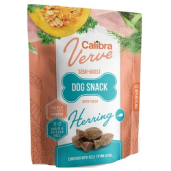 Calibra dog verve semi -moist snack fresh herring 150g pamlsky