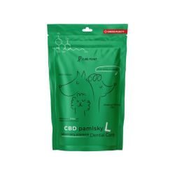 Cure Point CBD pamlsky pre psov Dental care L 100g