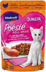 Vitakraft Cat Posie DliSauce Junior vrecko moracie 85g