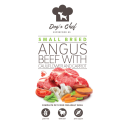 Dog�s Chef Angus Beef with Cauliflower & Carrot small ACTIVE DOGS 500g