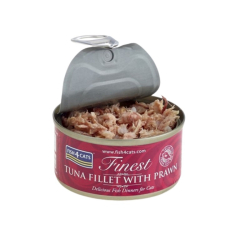 FISH4CATS konzerva pre mačky Finest tuniak s krevetami 70g