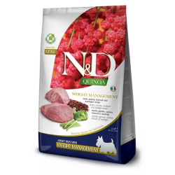 Farmina N&D dog mini GF QUINOA Weight Managment Lamb 2,5 kg