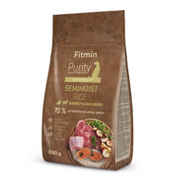 Fitmin dog Purity Rice Semimoist Rabbit & Lamb 0,8 kg exp. 13.05.2025