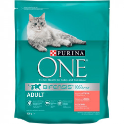 Purina ONE Adult losos a celozrnn obilniny 800g