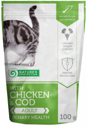 Natures P kapsika cat adult urinary chicken & cod 100 g