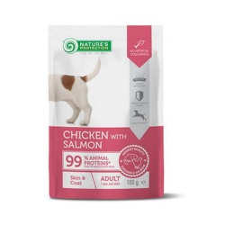 Natures P kapsika dog adult skin&coat chicken with salmon 100g