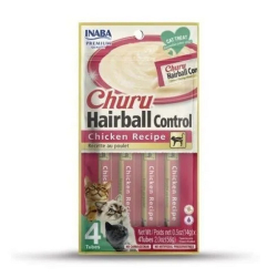 Pamlsok Inaba Churu Pyre cat hairball kura 4 x 15g