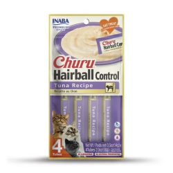 Pamlsok Inaba Churu Pyre cat hairball tuniak 4 x 15g