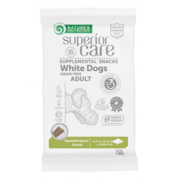 Pamlsok Natures P Superior care white dog  Hypoallergenic dental care 150g