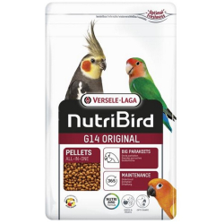 Versele laga nutribird G14 original 1kg extrudy pre stredne vek papagje