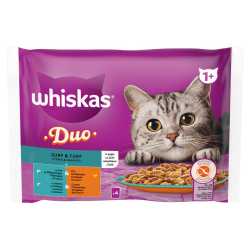 Whiskas Duo v �el� s lososom a mor�ac�m m�som 4x85g