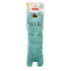 Zolux hračka pre mačku Ethi´cat Leaf veľka mačka s catnipom tyrkysová