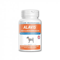 Alavis MSM + Glukosamin sulft pre psov 60 tabliet