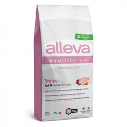 Alleva Equilibrium dog sensitive pork adult granule pre psov 12 kg