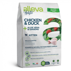 Alleva Holistic cat kitten chicken and duck granule pre maiatka 1,5 kg