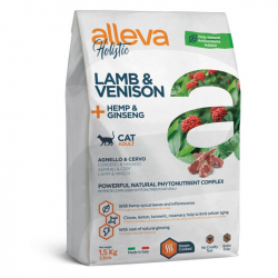 Alleva Holistic cat lamb and venison adult granule pre dospelé mačky 1,5 kg