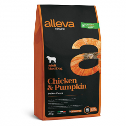 Alleva Natural dog chicken & pumpkin adult maxi granule pre psov 2 kg