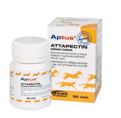 Aptus attapectin tablety na akútne tráviace ťažkosti pre psov a mačky