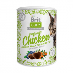 Brit care cat snack superfruits chicken 100g