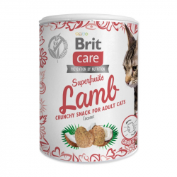 Brit care cat snack superfruits lamb 100g
