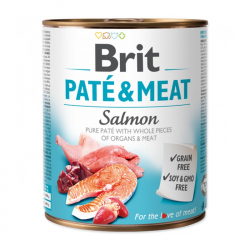 Brit Pat & Meat Salmon 800g konzerva pre psov