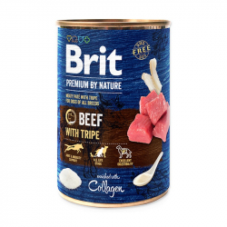Brit Premium by Nature Beef with Tripes 400g konzerva pre psov