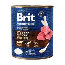 Brit Premium by Nature Beef with Tripes 800g konzerva pre psov