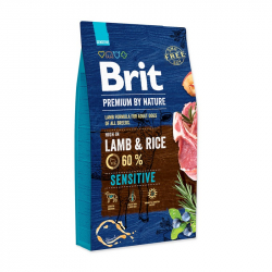 Brit Premium by Nature dog adult sensitive lamb 8 kg