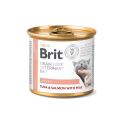 Brit Veterinary Diets GF cat Renal 200 g konzerva