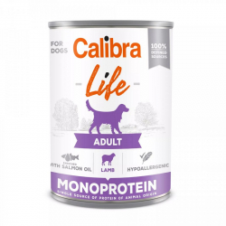 Calibra dog life monoprotein lamb konzerva pre psov 400g