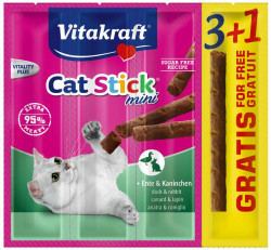 Vitakraft Cat Stick Mini kaka + krlik 3+1 grtis
