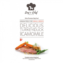 Dog's Chef Delicious turkey with duck and camomile small breed 6 kg