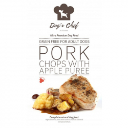 Dog's Chef Pork chops with apple puree adult 15 kg
