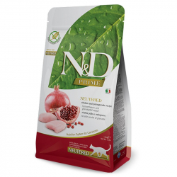 Farmina N&D GF cat adult neutered chicken and pomegranate 1,5 kg