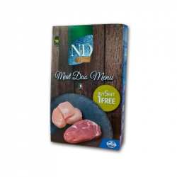 Farmina ND cat NATURAL Meat Duo Menu konzerva 6 x 70 g (420g)