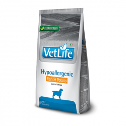 Farmina Vet Life dog Hypoal fish & potato granule pre psy 12 kg