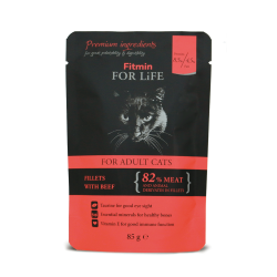 Fitmin For Life Cat adult kapsika beef 85 g