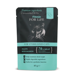 Fitmin For Life Sterilized cats kapsika salmon 85 g
