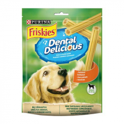Friskies Dental delicious pochúťky pre psov s kuraťom 200 g