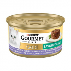 Gourmet gold pre mačky s jahňacím a zelené fazuľky 85 g
