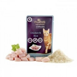 Nuevo Cat kapsika Sterilized Chicken & Rice - 85g