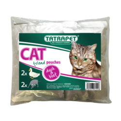 Cat Friend kapsiky pre maku 4x100g - kaka/hovdzina