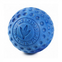 Kiwi Walker modr lopta z TPR peny hraka pre psov 6 cm