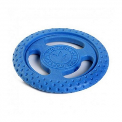 Kiwi Walker modré lietajúce frisbee mini z TPR peny hračka pre psov 16 cm