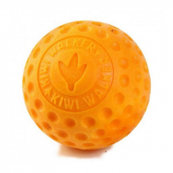 Kiwi Walker oranžová lopta z TPR peny hračka pre psov 7,5 cm