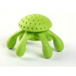Kiwi Walker zelená chobotnica mini hračka pre psov z TPR peny 12 cm