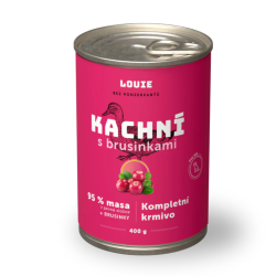 Konzerva LOUIE kaacie s brusnicami 400g