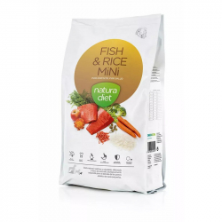 Natura Diet fish & rice MINI granule pre malch psov 500 g