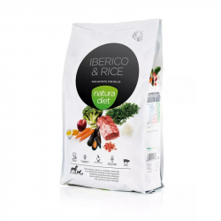 Natura Diet Iberico & rice granule pre psov 500 g