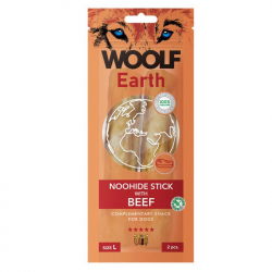 Pamlsok Woolf Dog Earth NOOHIDE L Stick with Beef 85 g - 2ks